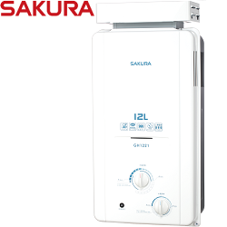 櫻花牌(SAKURA)屋外加強抗風型熱水器(12L) GH1221【送免費標準安裝】