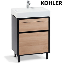 KOHLER Maxispace 浴櫃盆組 - 淺木紋(60cm) K-96120T-1-0_K-27443T-B08