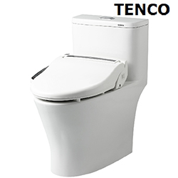 電光牌(TENCO)二段式單體馬桶附潔屁電腦馬桶座 SC5963A-TE4