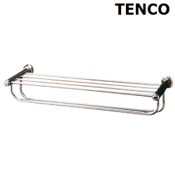 電光牌(TENCO)不鏽鋼雙層毛巾置衣架 A-1645