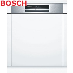 BOSCH 8系列半嵌式洗碗機(沸石烘乾) SMI8ZCS00X 【全省免運費宅配到府+贈送標準安裝+贈送好禮洗碗劑組合】