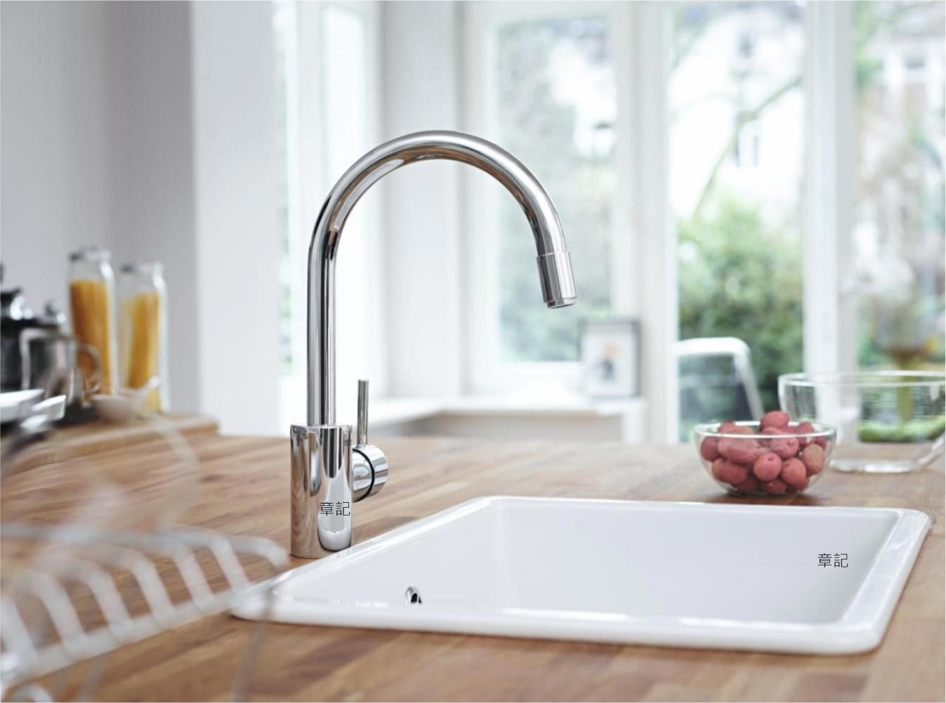 Grohe Minta Sink Tap With Pull Out Spout Extractable Mousseur
