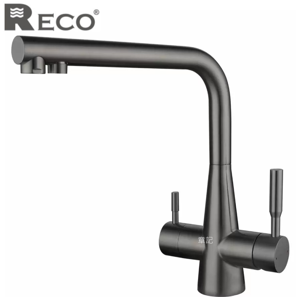 RECO不鏽鋼三用廚房龍頭(鈦灰) 102870-GS  |廚具及配件|廚房龍頭