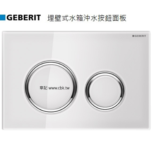 瑞士GEBERIT埋壁式水箱沖水按鈕面板 115.884.SI-1 