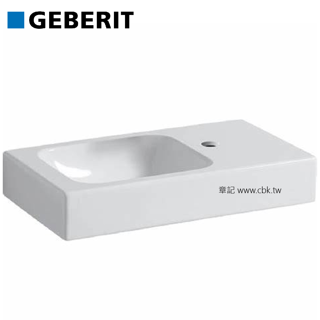 瑞士GEBERIT Icon 檯上盆(53cm) 124053000_124153000  |面盆 . 浴櫃|檯面盆