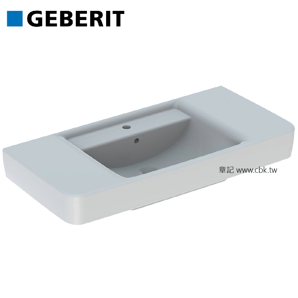 瑞士GEBERIT plan 檯上盆(100cm) 125100000  |面盆 . 浴櫃|檯面盆
