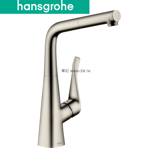 hansgrohe Metris M71 伸縮廚房龍頭 14821-80 