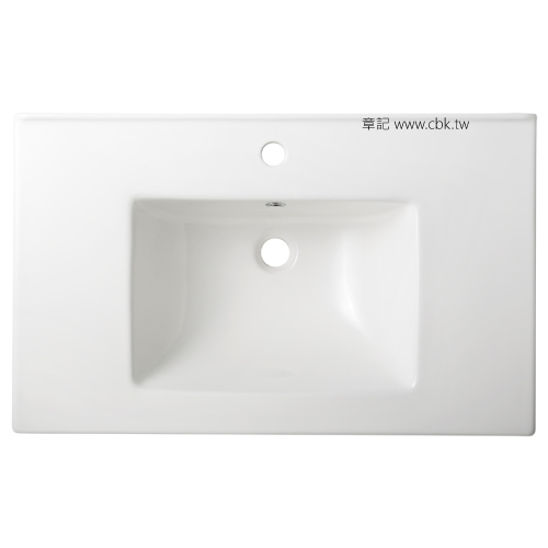 電光牌(TENCO)一體式檯面盆(81cm) L-1718A2  |面盆 . 浴櫃|檯面盆