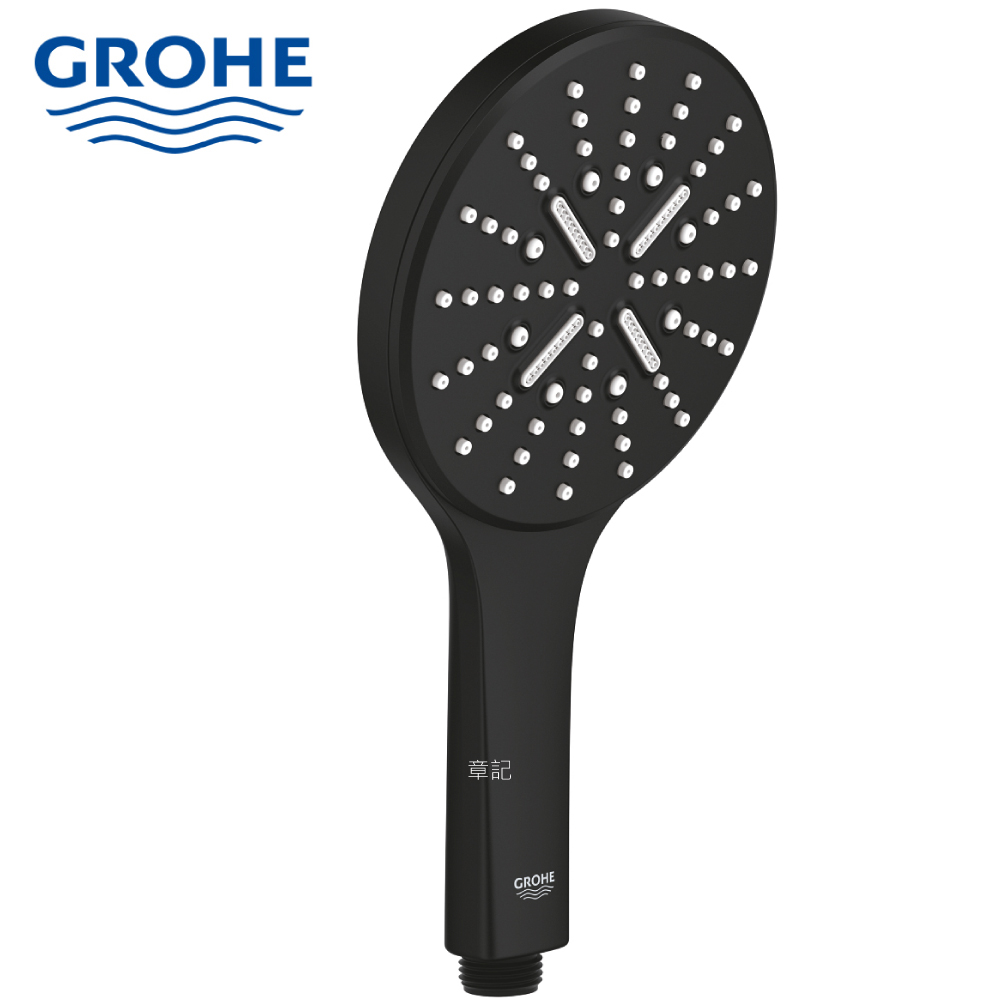 GROHE RAINSHOWER SMARTACTIVE 130 三段式蓮蓬頭(幻影黑)22127KF0  |吸塵器 . 掃地機器人|吸塵器