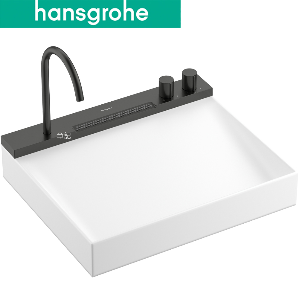 hansgrohe Avalegra AquaUnit 檯面盆龍頭組(58cm - 霧黑鉻) 22472340