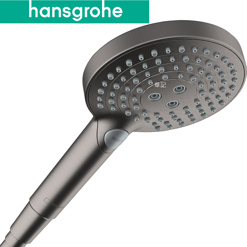 hansgrohe Raindance Select S 蓮蓬頭(霧黑鉻) 26515340