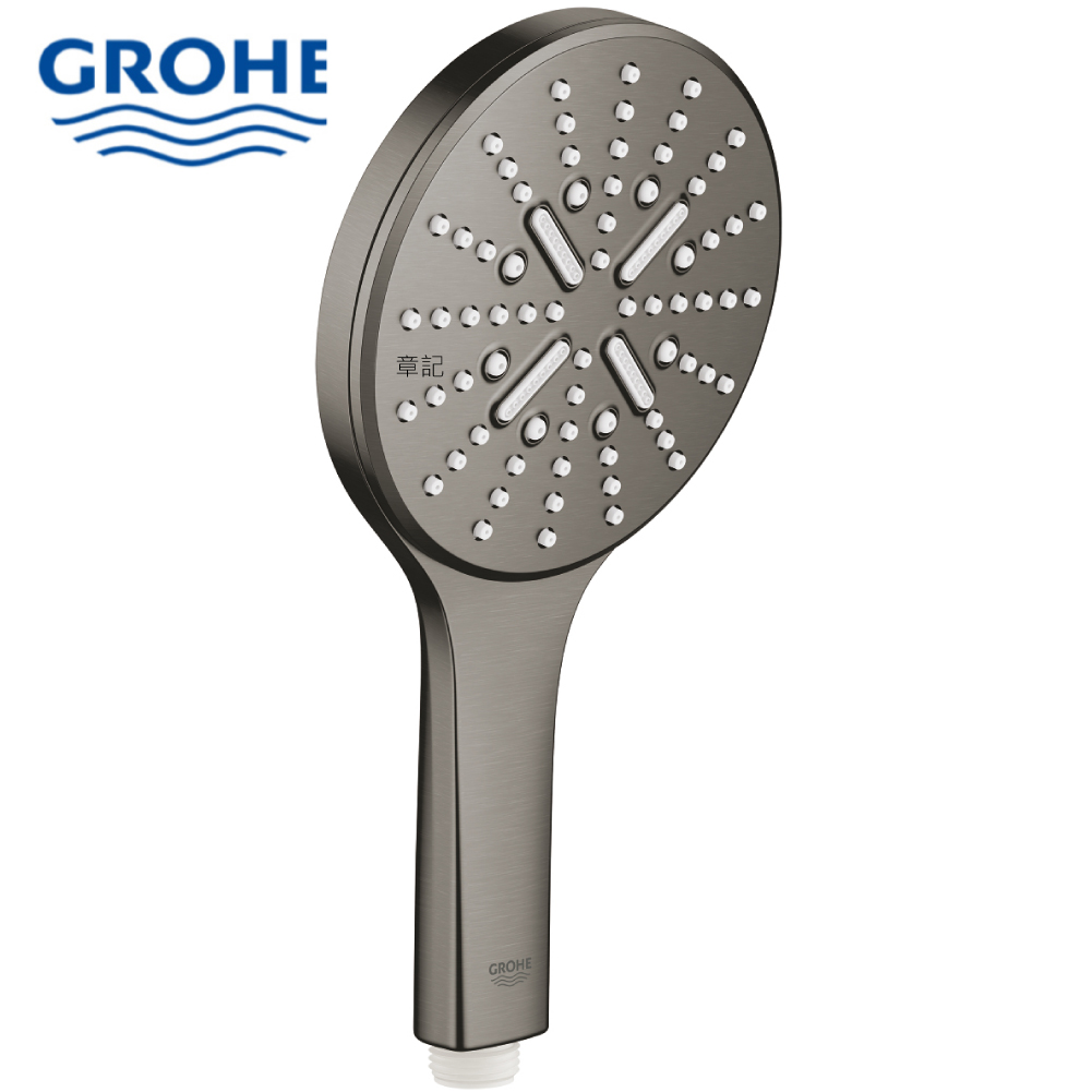 GROHE RAINSHOWER SMARTACTIVE 130 三段式蓮蓬頭(墨霧黑) 26574AL0  |馬桶|馬桶