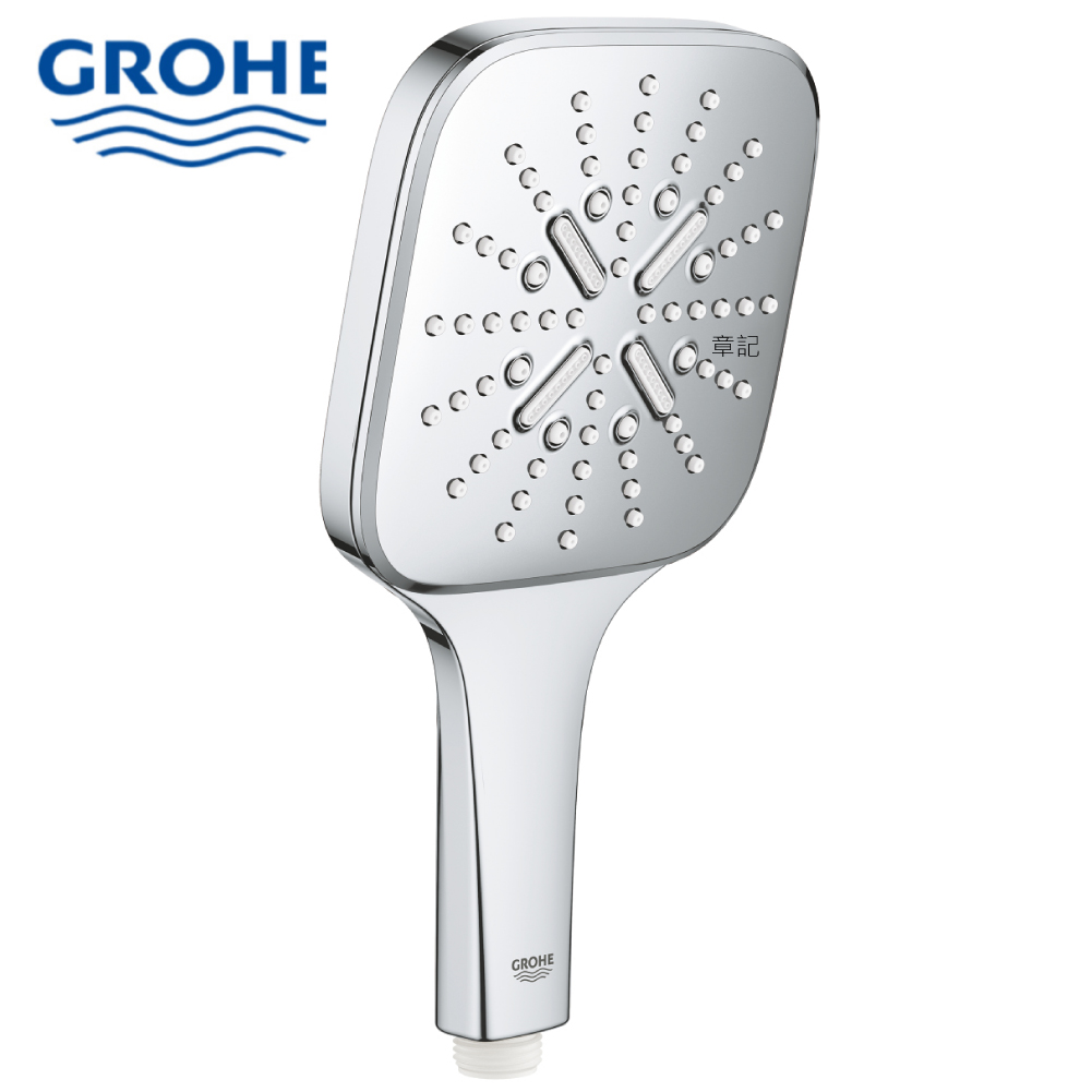 GROHE RAINSHOWER SMARTACTIVE 130 CUBE 三段式蓮蓬頭 26582000  |SPA淋浴設備|蓮蓬頭、滑桿