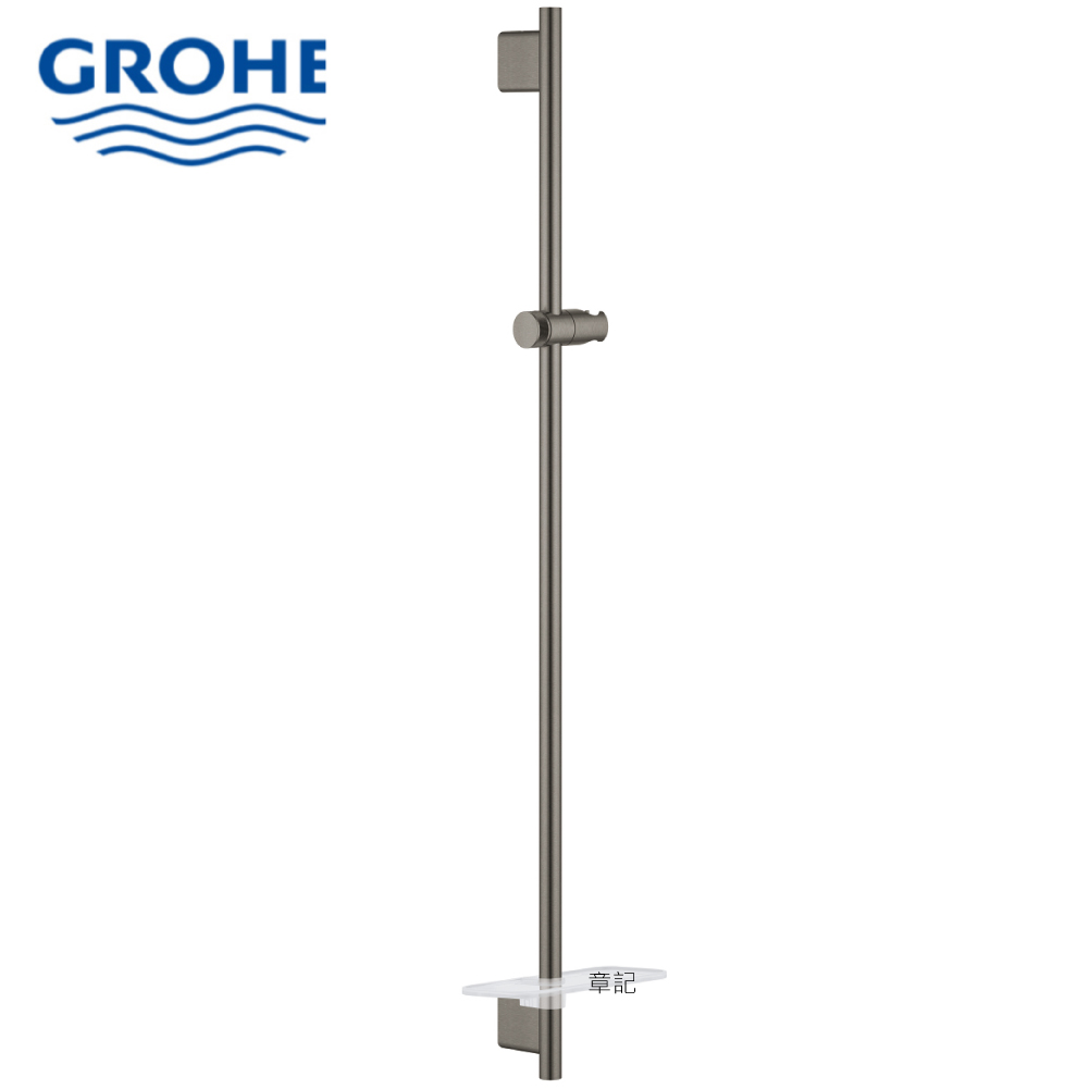 GROHE RAINSHOWER SMARTACTIVE 90cm 升降滑桿(墨霧黑) 26603AL0  |浴室配件|置物架 | 置物櫃