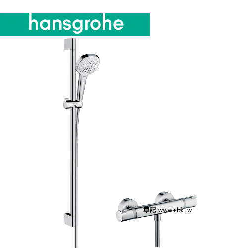 hansgrohe Croma Select E 淋浴龍頭附滑桿組 27082-40 