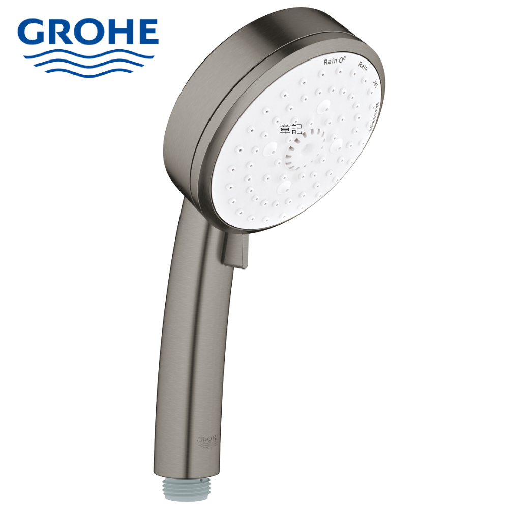 GROHE TEMPESTA COSMOPOLITAN 100 四段式蓮蓬頭(石墨黑) 27573ALC  |SPA淋浴設備|蓮蓬頭、滑桿