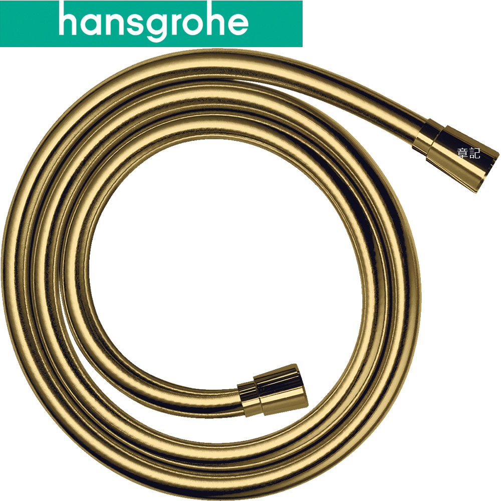 hansgrohe Isiflex 平面型蓮蓬頭軟管(亮金-160cm) 28276990