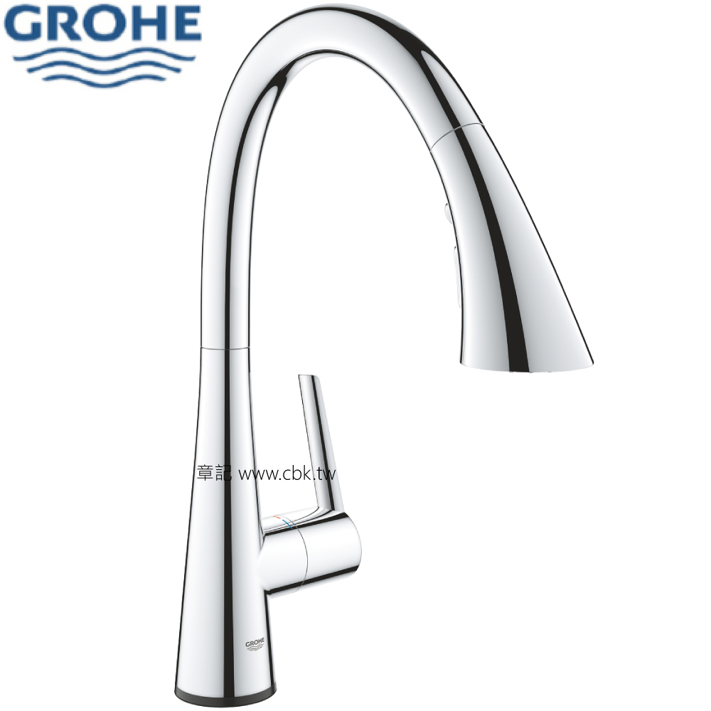 GROHE Zedra Touch 感應式伸縮廚房龍頭 30219002 