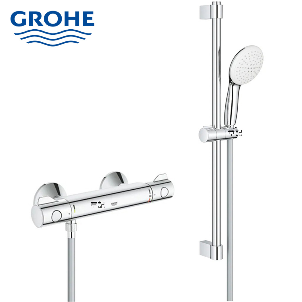 GROHE GROHTHERM 800 定溫淋浴滑桿組 34565002