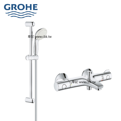 GROHE Grohtherm 800 淋浴龍頭附滑桿組 34567_27598001  |SPA淋浴設備|浴缸龍頭