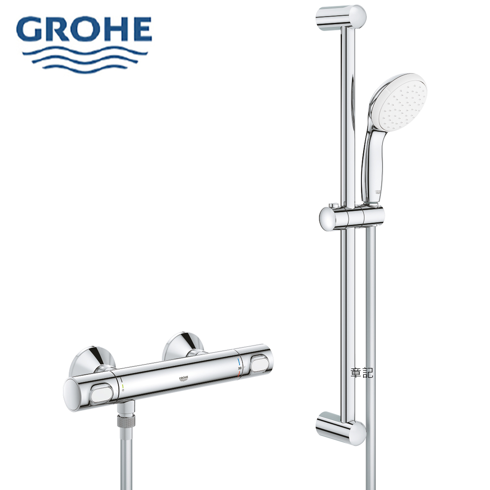 GROHE GROHTHERM 500 定溫淋浴龍頭附滑桿組 34796000 