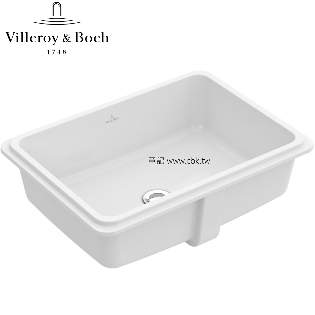 Villeroy & Boch 下嵌盆(55.5cm) 41525001  |面盆 . 浴櫃|檯面盆