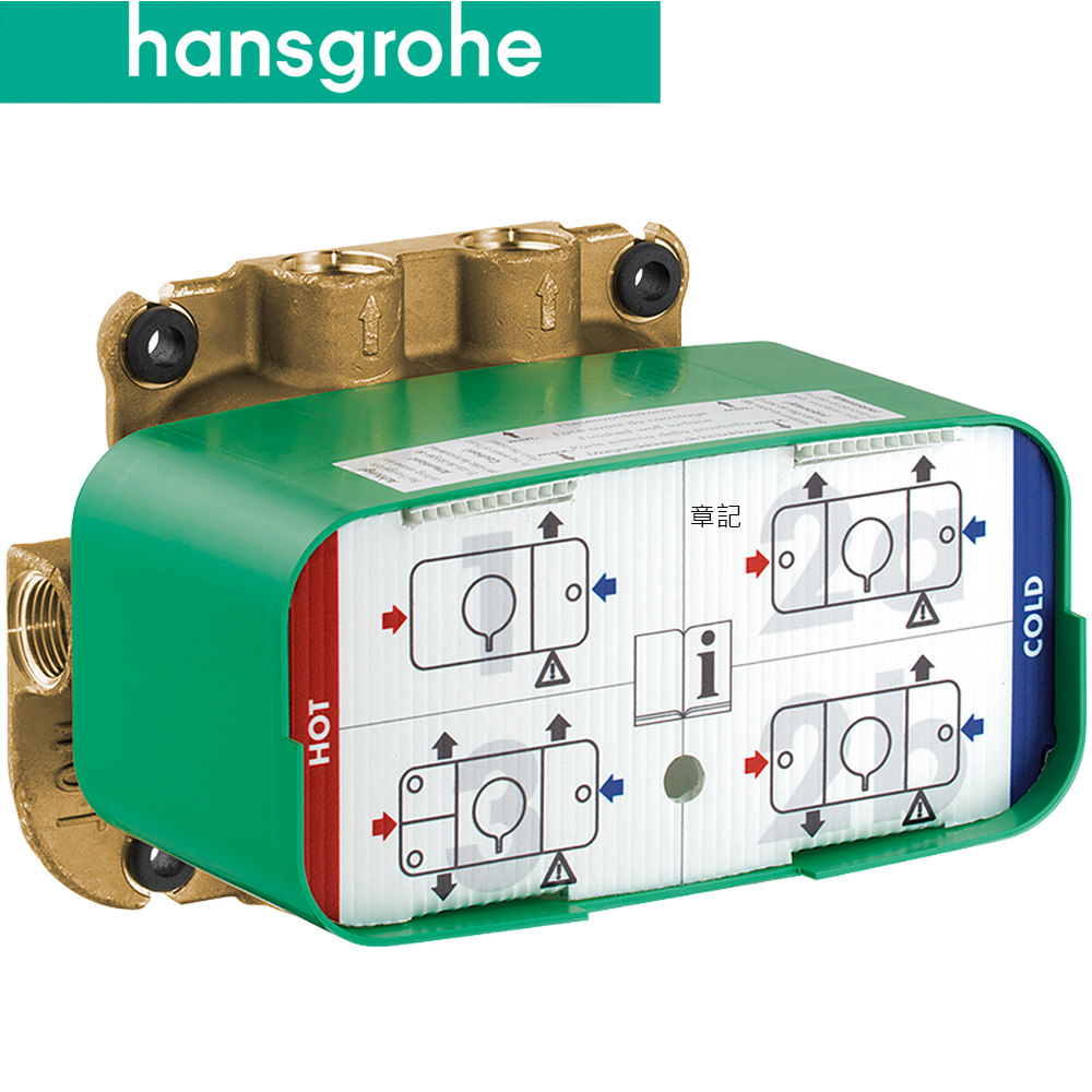 hansgrohe One 定溫面板軸心 45710180