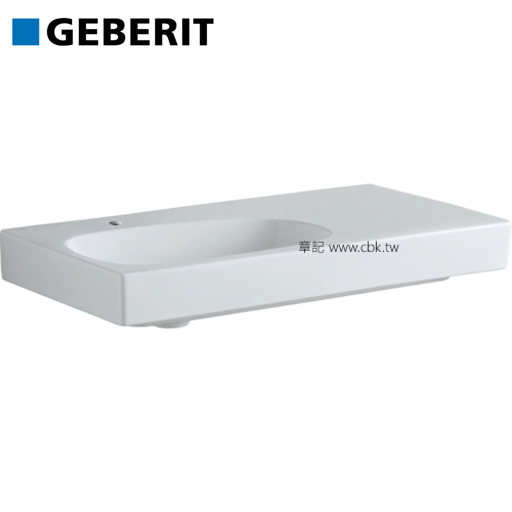 瑞士GEBERIT Citterio 檯上盆(90cm) 500.549.01.1_500.548.01.1  |面盆 . 浴櫃|檯面盆