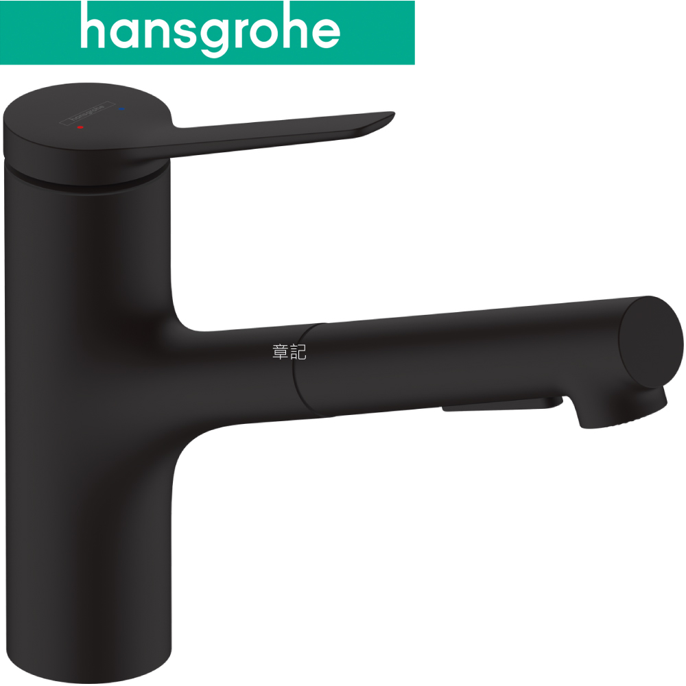 hansgrohe Zesis M33 廚房龍頭(霧黑) 74800670 