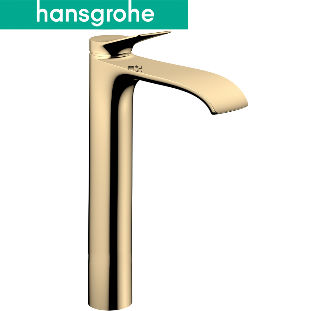 hansgrohe Vivenis 超高腳臉盆龍頭(亮金) 75046997