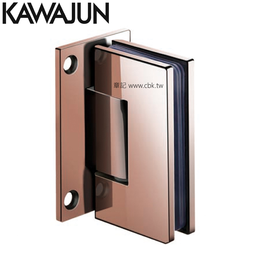 KAWAJUN 淋浴門鉸鏈(玫瑰金) AC-050-P02  |SPA淋浴設備|淋浴拉門
