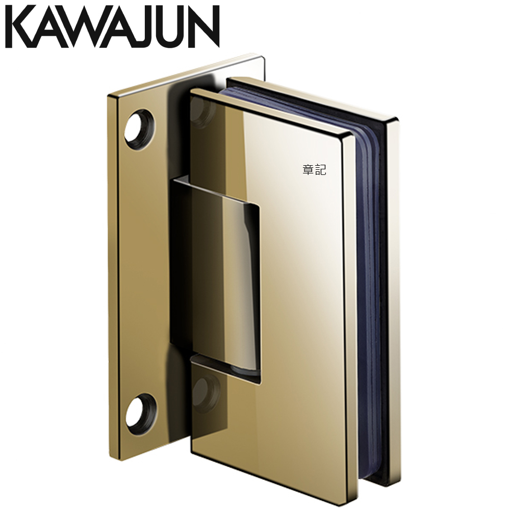 KAWAJUN 淋浴門鉸鏈(亮面金) AC-060-P01