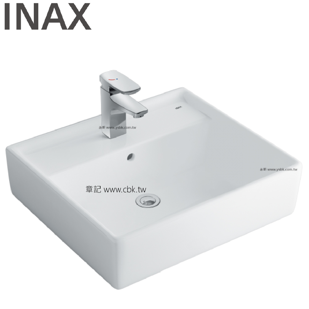 INAX 檯面式臉盆(50cm) AL-293VFC-TW  |面盆 . 浴櫃|檯面盆