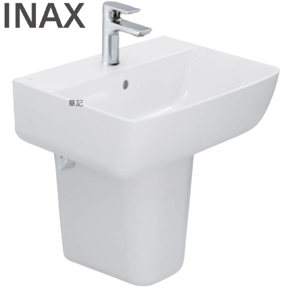 INAX 瓷蓋面盆(53cm) AL-312VFC-TW_L-298VC-TW  |面盆 . 浴櫃|面盆