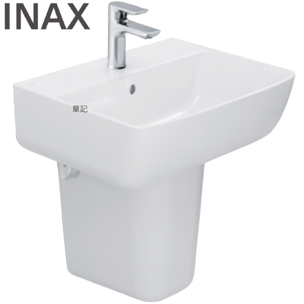 INAX 瓷蓋面盆(53cm) AL-312VFC-TW_L-298VC-TW 