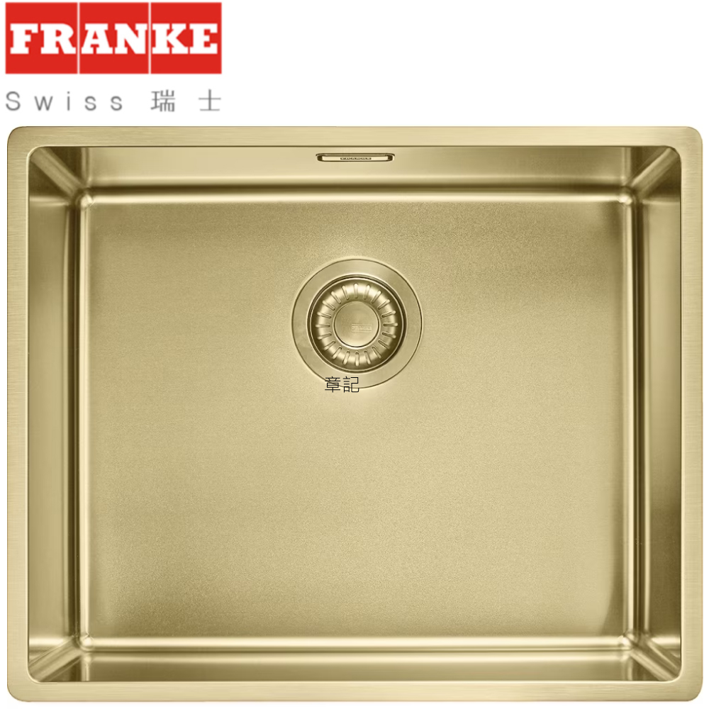 FRANKE 不鏽鋼水槽-金色 (54x45cm) BXM 210 110-50 GD【全省免運費宅配到府】  |廚具及配件|水槽