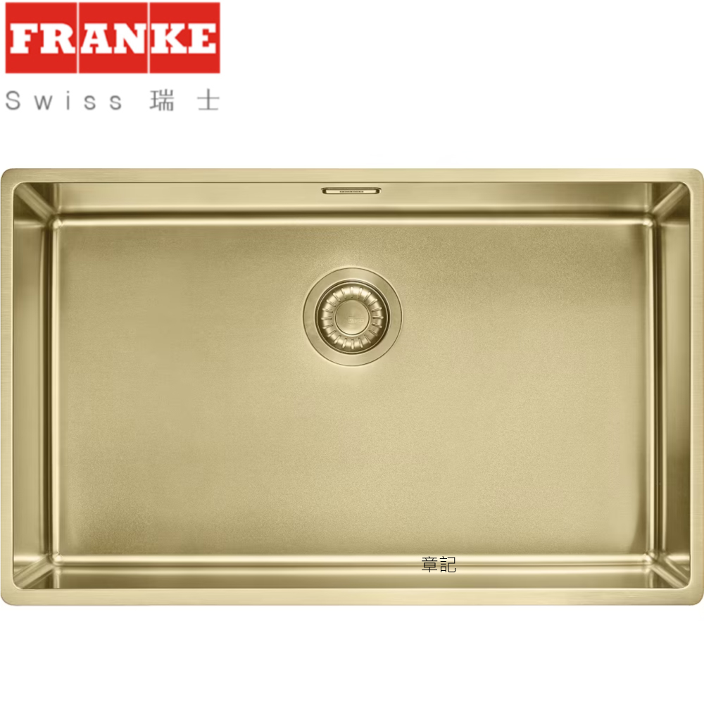 FRANKE 不鏽鋼水槽-金色 (72.5x45cm) BXM 210 110-68 GD【全省免運費宅配到府】  |廚具及配件|水槽