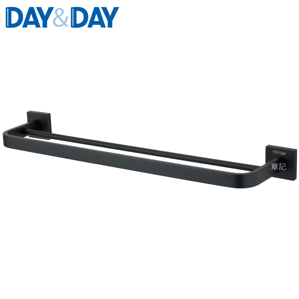 DAY&DAY 雙桿毛巾架 C0022BK-75 