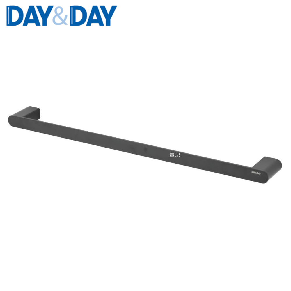 DAY&DAY 單桿毛巾掛桿組-M(霧黑) C0031BK-60 