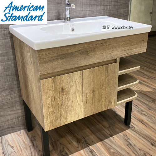 American Standard 浴櫃盆組 - Open系列(80cm) CBK-F433  |面盆 . 浴櫃|浴櫃