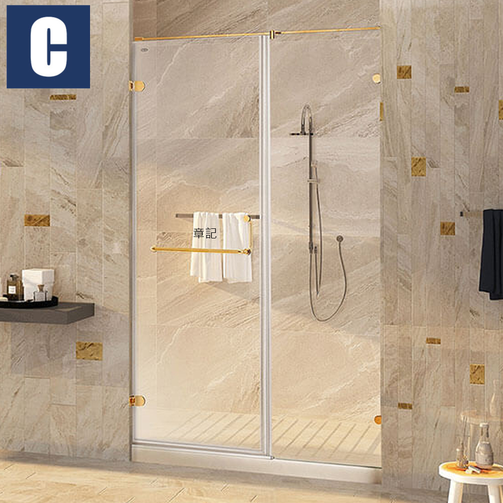 CBK鍍鈦不鏽鋼淋浴拉門 CBK-5024T