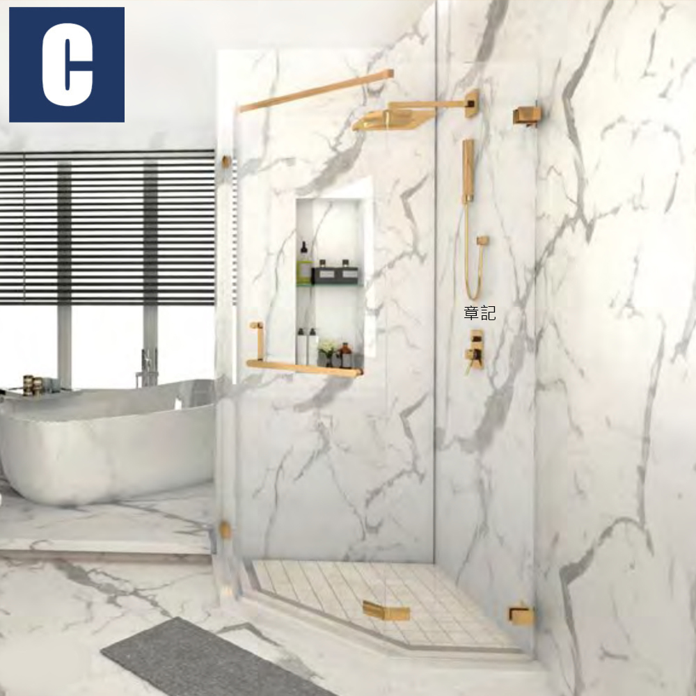 CBK鍍鈦不鏽鋼淋浴拉門 CBK-5100T