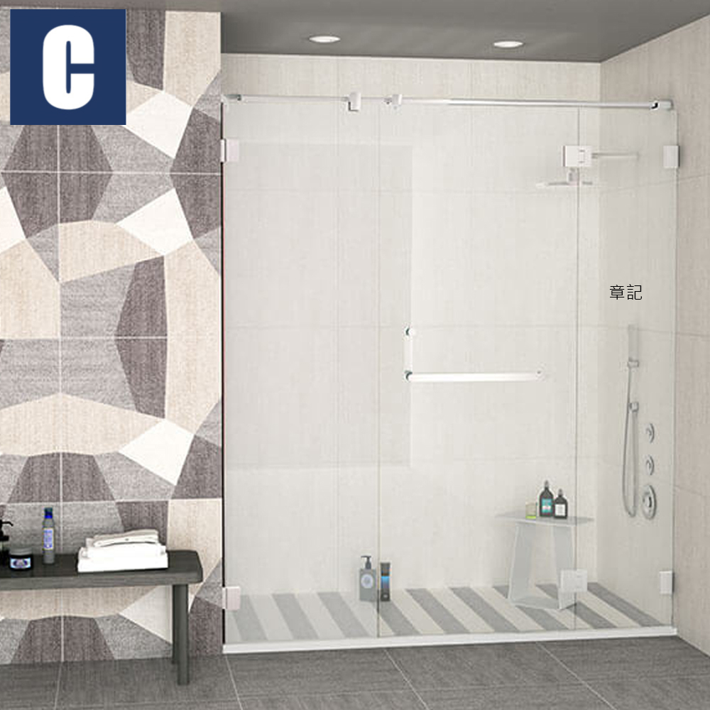 CBK不鏽鋼淋浴拉門 CBK-5800