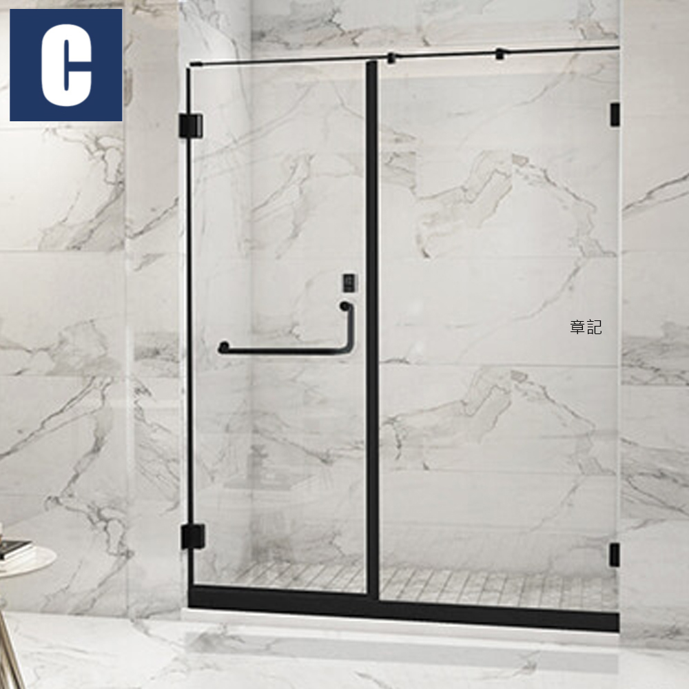 CBK黑珍珠不鏽鋼淋浴拉門 CBK-5800B