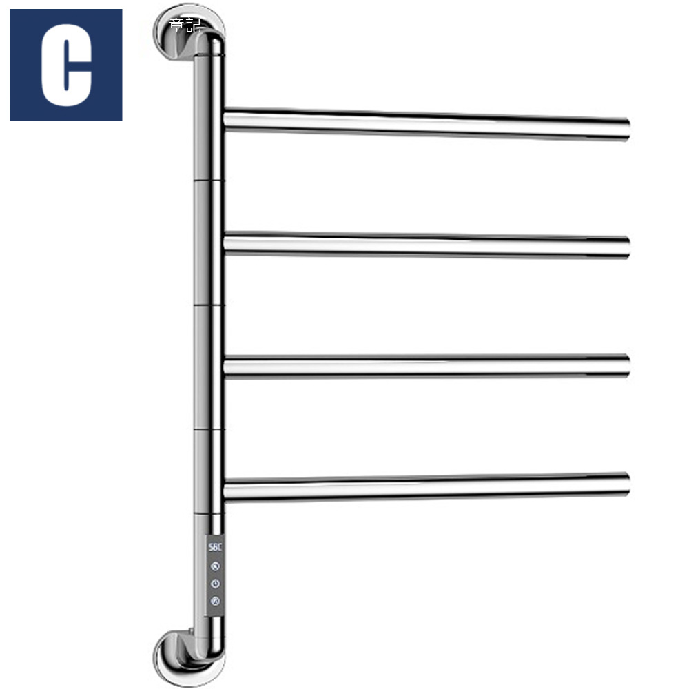 CBK電熱毛巾架(拉絲銀/110V) CBK-FAL605-BN