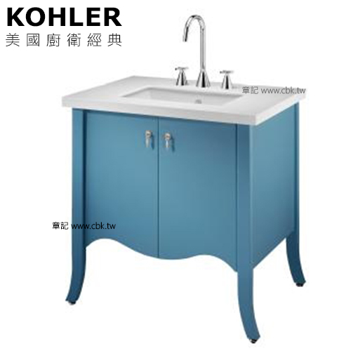 KOHLER Archer 浴櫃盆組 - Tiffany Classic系列(80cm) CBK-K-2356-8  |面盆 . 浴櫃|浴櫃