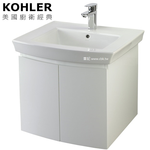 KOHLER Archer 浴櫃盆組 - Elegance系列(60.8cm) CBK-K-2358-1  |面盆 . 浴櫃|浴櫃