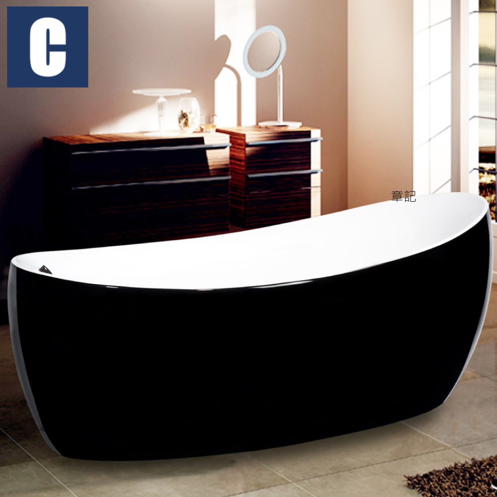 CBK 極簡浴缸(140cm) CBK-S1408066-BL 