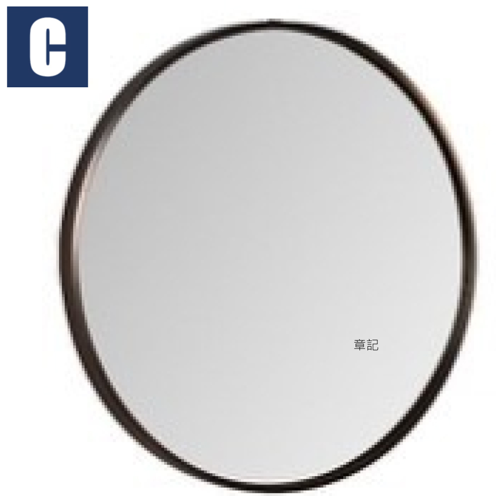 CBK 玫瑰金色不鏽鋼圓型明鏡 (60x60cm) CBK-S5587C 