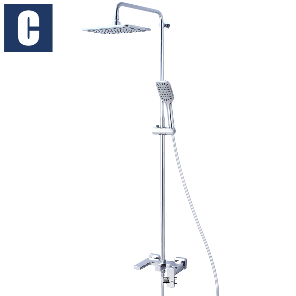 CBK 淋浴柱(亮鉻色) CBK-S73037-CP  |SPA淋浴設備|淋浴柱